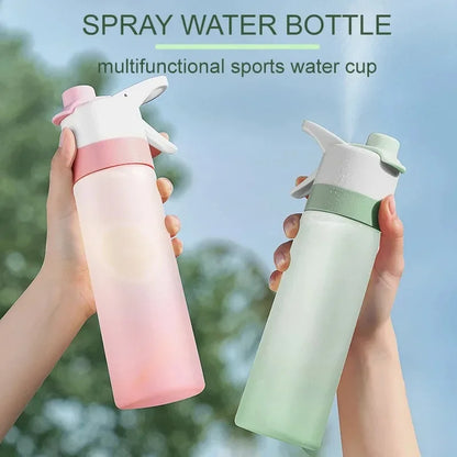 650Ml Spray Water Bottle Portable Sport Water Bottle for Girls Gym Fitness Drinking Drinkware Hiking Riding Water Bottle